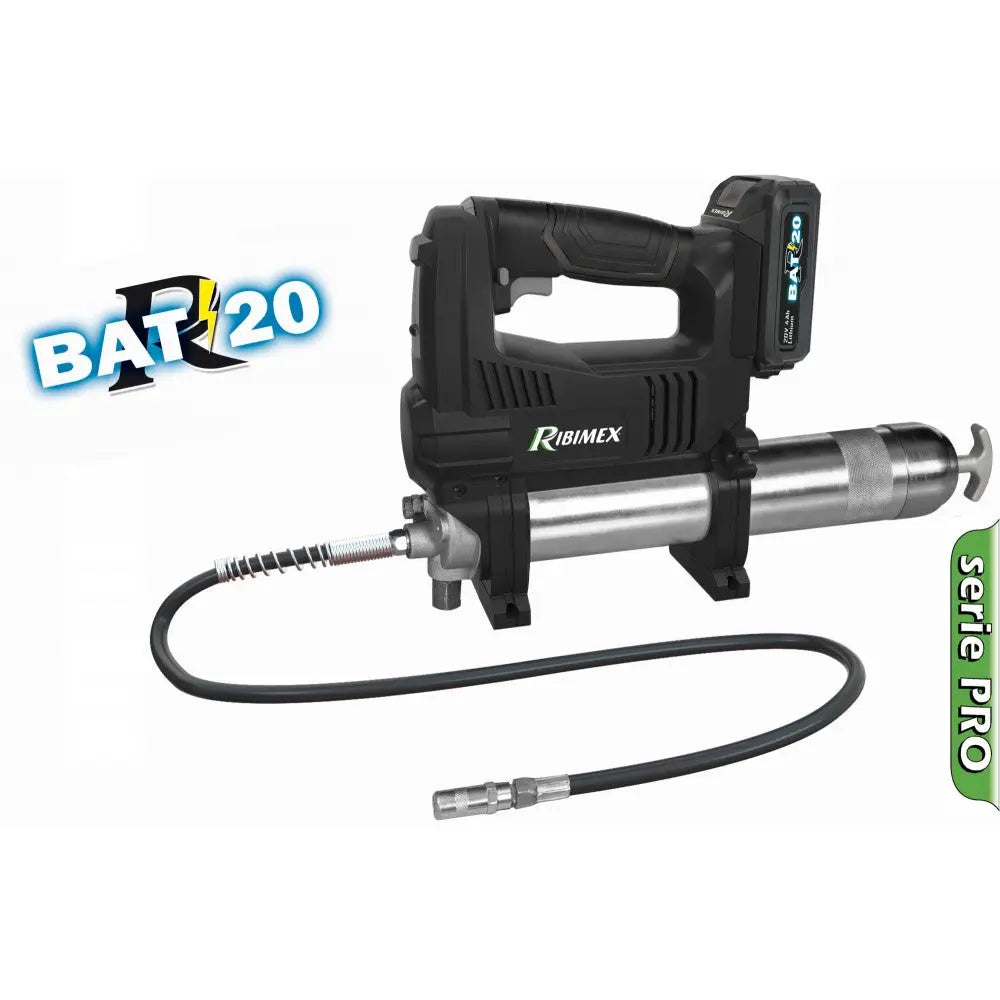 Pompe à graisse à batterie Ribimex "R-BAT20" 20V